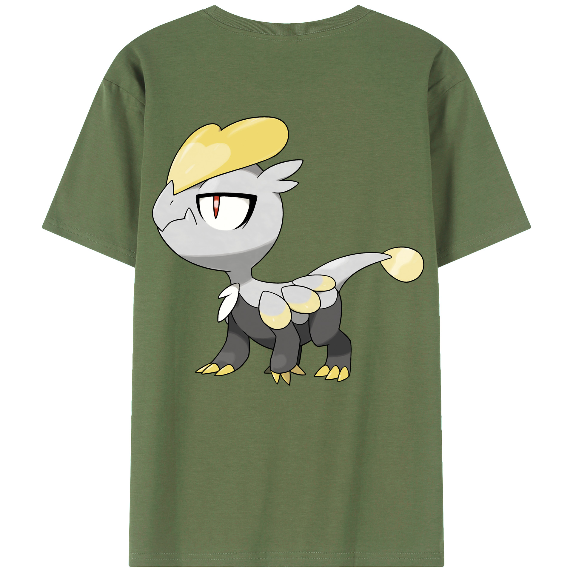 （画像用） ポケットモンスター Pokémon 綿100％ メンズ半袖Tシャツ（バックプリント） 通気性